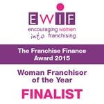 EWIF Franchisor of the year finalist 2015