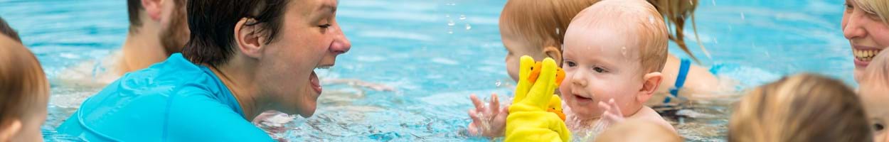 Baby and Pre-School Swimming Lesson (Duck Puppet)