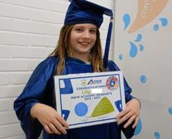 Lily Graduates Swim Academy Dorset!