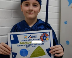 Marcus Graduates Swim Academy Dorset!