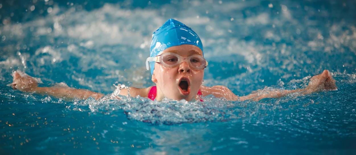 Child Swimming (Butterfly)
