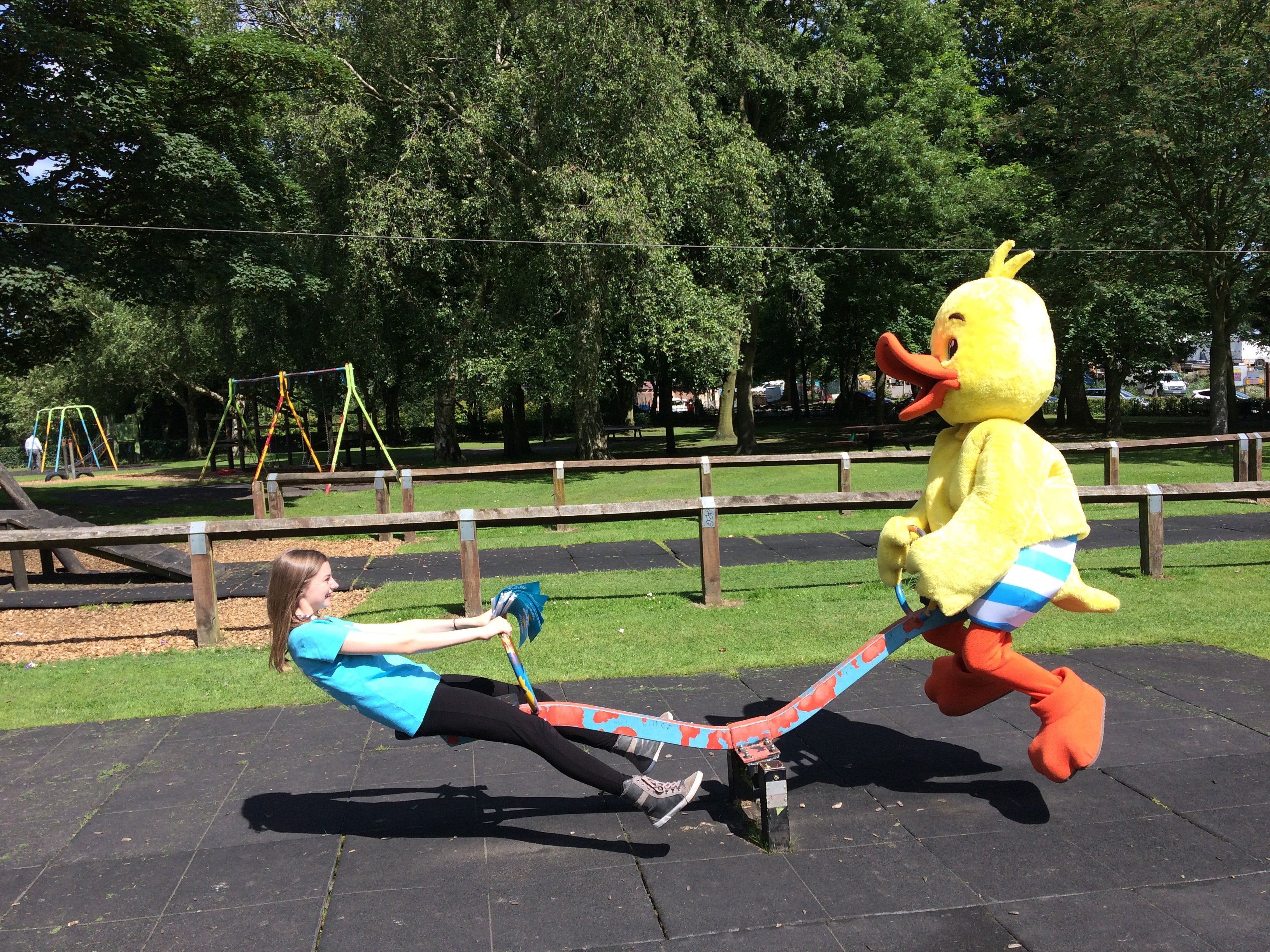 Baby and Pre-School Swimming Puddle the Duck SeeSaw