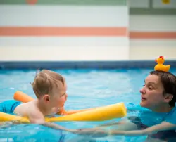 Pre-School Swimming Lessons (Teacher with Duck)