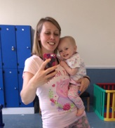 Bethany as a baby with her Mum.