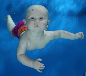 Underwater photo shoot