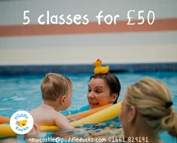 5 classes for £50