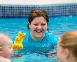 Baby Swimming Lesson Puddle Ducks Teacher