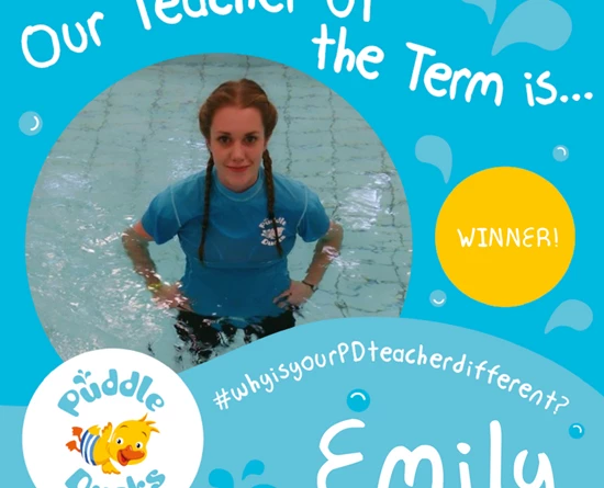 A huge well done to Emily for being our Teacher of the Term!