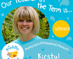 Kirsty is our Autumn Teacher of the Term!