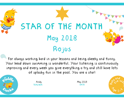 Star of the Month - May 2018