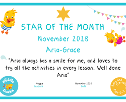 Star of the Month - November 2018