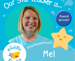 Mel wins our Spring Star Teacher award