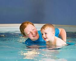 Baby and pre-school summer swimming