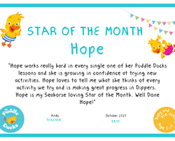Star of the Month - October 2019