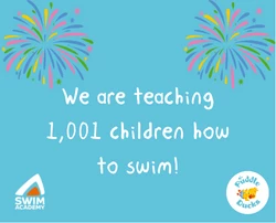We are teaching over 1,000 children to swim!