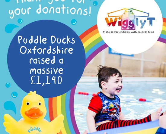 We raised £1,140 for Wiggly T