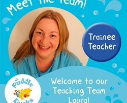 We are delighted that Laura is training to be a Baby & Pre-School teacher!