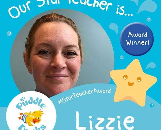 Lizzie wins Star Teacher for Puddle Ducks North Hampshire and Reading