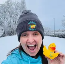 Catherine-snow-duck