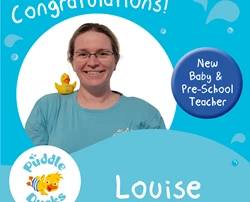 Yippee we have a new Puddle Ducks Baby & Pre-School teacher