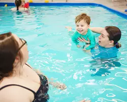 How do you help a child who’s worried about swimming?