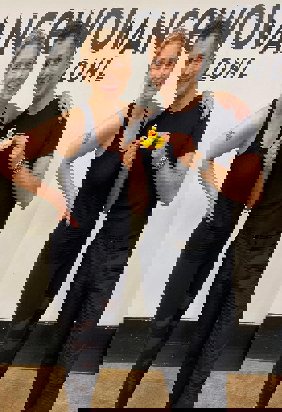 Rachel And Pasha With Puddle